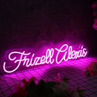 Frizell Glexis Pink Neon Sign