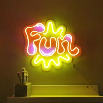 Fun Art Neon Sign for Creative and Artistic Spaces