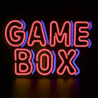 Vivid Game Box Game Room Game Neon Sign