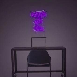 Gaming And Chill LED Neon Sign