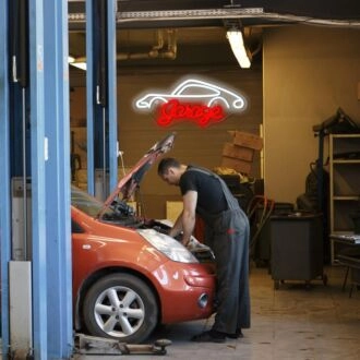 Garage Car Neon Sign Man Cave Garage