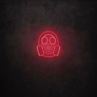 Gas Mask LED Neon Sign