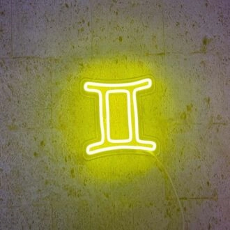 Gemini Zodiac Neon Sign
