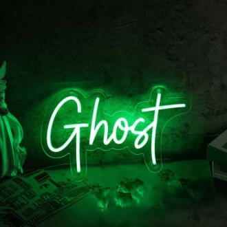 Ghost Green Neon Sign