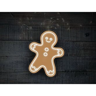 Gingerbread Person Neon Sign