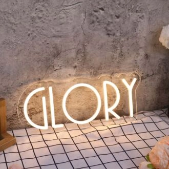 Glory Yellow Neon Sign