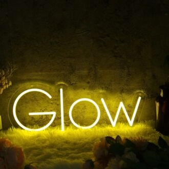 Glow Yellow Neon Sign