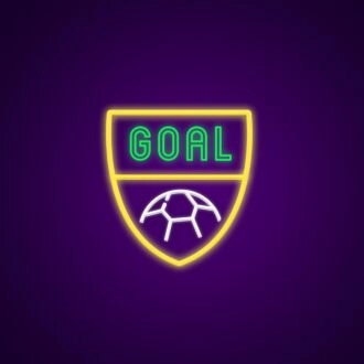 Goal Neon Sign for Motivational Decor