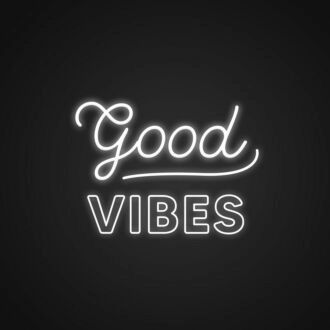Good Vibes Neon Sign Spread positivity with this good vibes sign