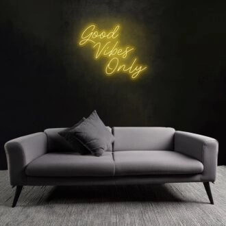 Good Vibes Only LED Sign