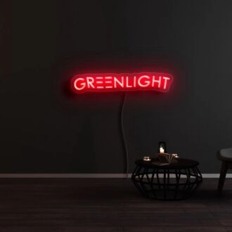 Green Light Neon Sign