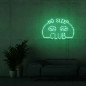 Customize No Sleep Club Neon Signs