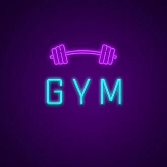 Gym Neon Sign for Fitness Spaces