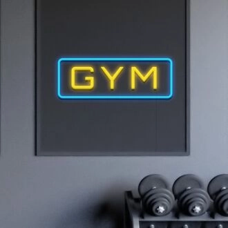 Gym Neon Sign for Fitness Spaces