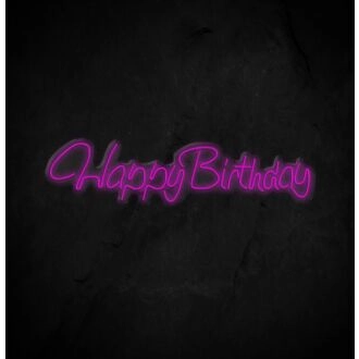 Happy Birthday Neon Sign