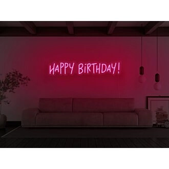 Happy Birthday V2 Neon Sign