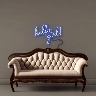 Hello Girl Led Neon Signs
