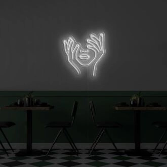 Hold Face Neon Sign for Artistic and Unique Decor