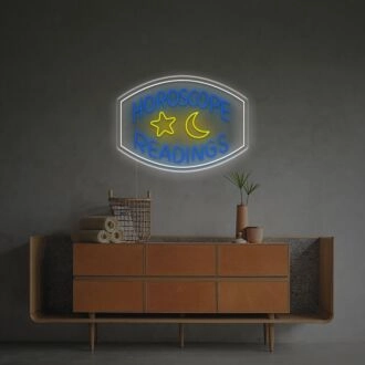 Brighten Up Your Bar, Home, or Astrology Event with a Horoscope Readings LED Neon Sign.