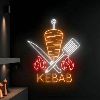 Elevate Your Dining Experience: Hot Grill BBQ LED Neon Sign - Perfect for Kitchens, Restaurants, and Outdoor Party Decor.
