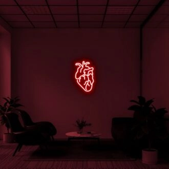 Human Heart Neon Sign for Unique Decor