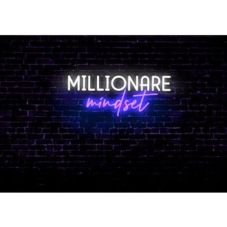 Millionaire Mindset LED Neon Sign