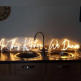 In This Kitchen We Dance LED Neon Sign