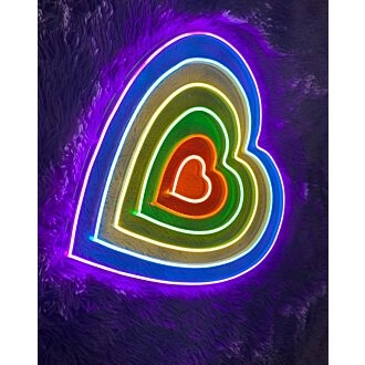 Infinity Heart Neon Sign
