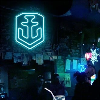 Beleben Sie Ihre Bar-, Büro- und Heimdekoration mit dem vielseitigen Schild LED-Neonlicht Blaues LED-Neonschild.