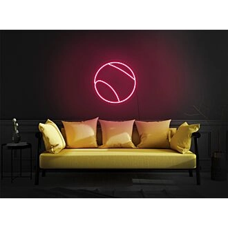 Elevate your sports bar or game room ambiance with the vibrant Tennis Ball LED Neon Sign.