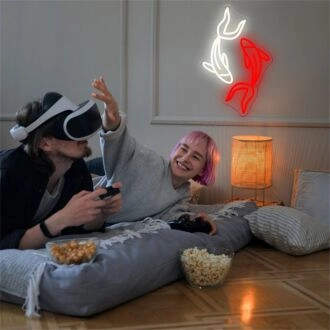 Brighten Up Your Bar, Wedding, and Home Decor with the Two Fish LED Neon Sign