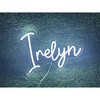 Brighten Up Your Spaces: From Home Decor to Weddings, Enhance Any Occasion with the Personalize Custom Irelyn LED Neon Sign.