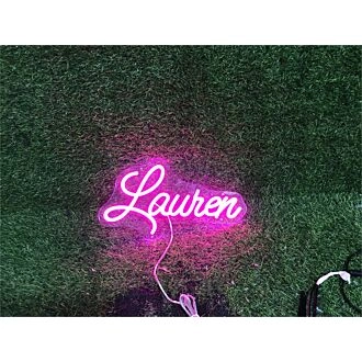 Brighten Up Your Space: Personalize Custom Lauren LED Neon Sign for Bars, Weddings, and Cozy Home Vibes