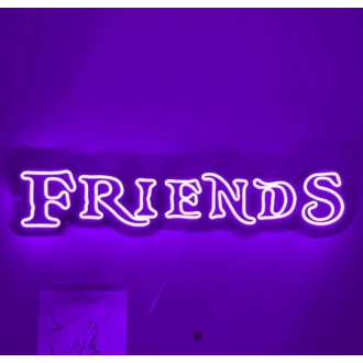 'Friends' neon sign