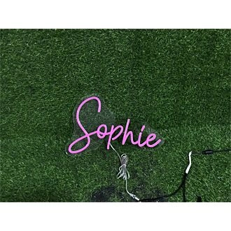 Elevate Your Space: Personalize Custom Sophie LED Neon Sign for Home, Office, Weddings, and Parties.