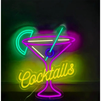 Customize Cocktail Neon Sign