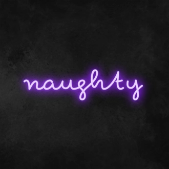 Naughty Neon Sign