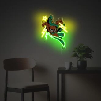 Beleuchten Sie Ihren Raum: Von der Wohnkultur bis zu Bars und Partys mit dem magischen Garfield LED Neon Acrylkunstwerk.