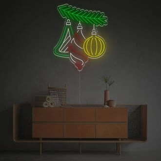 Beleuchten Sie Ihre Festlichkeiten: LED-Neonschild für Weihnachtsdekorationen für Ihr Zuhause, Büro und Feiertagsfeiern.