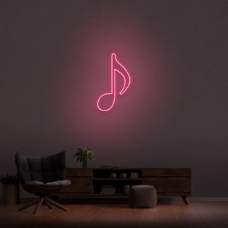 Music Note Neon Sign
