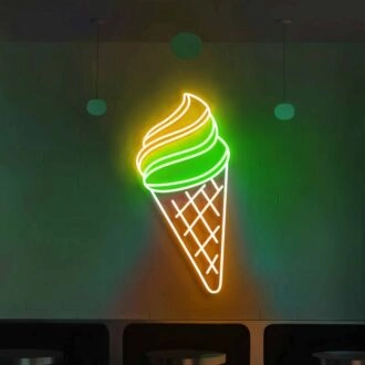 Popsicle Eiscreme Neon Schild