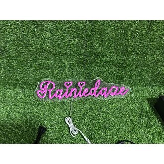 Brighten Up Your Space: From Weddings to Bars with the Rainiedaze Pink LED Neon Sign.
