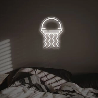 Brighten Your Space: Jellyfish LED Neon Sign for Vibrant Home Decor, Cool Office Ambiance, and Lively Bars or Parties