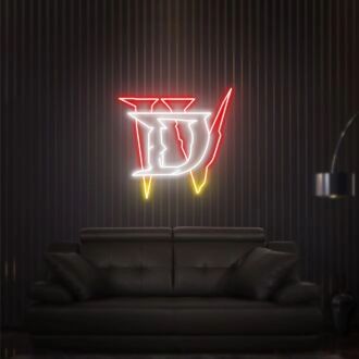 Brighten Your Gaming Space and Home with the Diablo Neon Sign: Perfect for Game Rooms, Office Decor, and Themed Parties