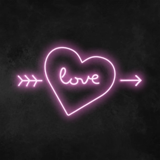 Love' Heart Neon Sign