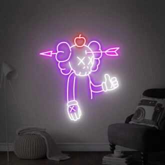 Beleuchten Sie Ihre Räume: Kaw LED Anime Neon Schild - Perfekt für Heimdekoration, Büroatmosphäre, Schaufenster, Bars, Hochzeiten & Partys.