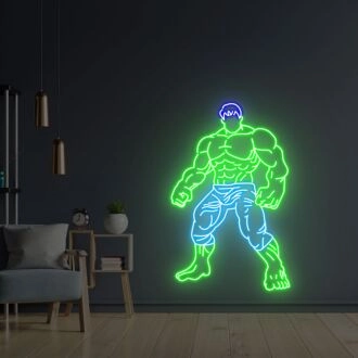 Bringen Sie Ihr Spielzimmer, Ihre Bar oder Ihr Büro mit dem Hulk-Neonschild zum Strahlen - die perfekte Ergänzung für Wohnkultur und unvergessliche Partys.