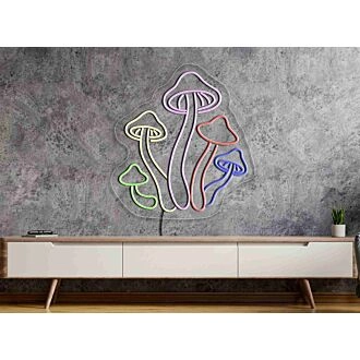 Erhöhen Sie Ihren Raum: Pilz-Neonschild - Perfekt für Küchen-, Büro- und Barwanddekoration oder als einzigartiges Highlight bei Hochzeiten und Partys.