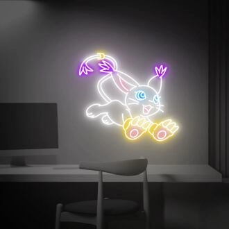 Beleuchten Sie Ihren Raum: Perfekt für Schlafzimmer, Spielzimmer und Anime-Treffen - Digimon Tailmon Raumdekor Wandkunst Anime LED-Neonschild.