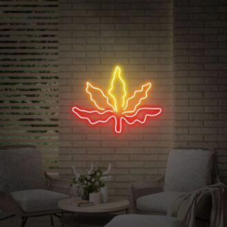 Erhellen Sie Ihren Raum: Monstera-Blatt LED-Neon-Schilder - Nadelblatt Grüne Ästhetik LED-Schild für Wandkunst - Perfekt für Heimdekoration, Büros, Bars und Hochzeiten.